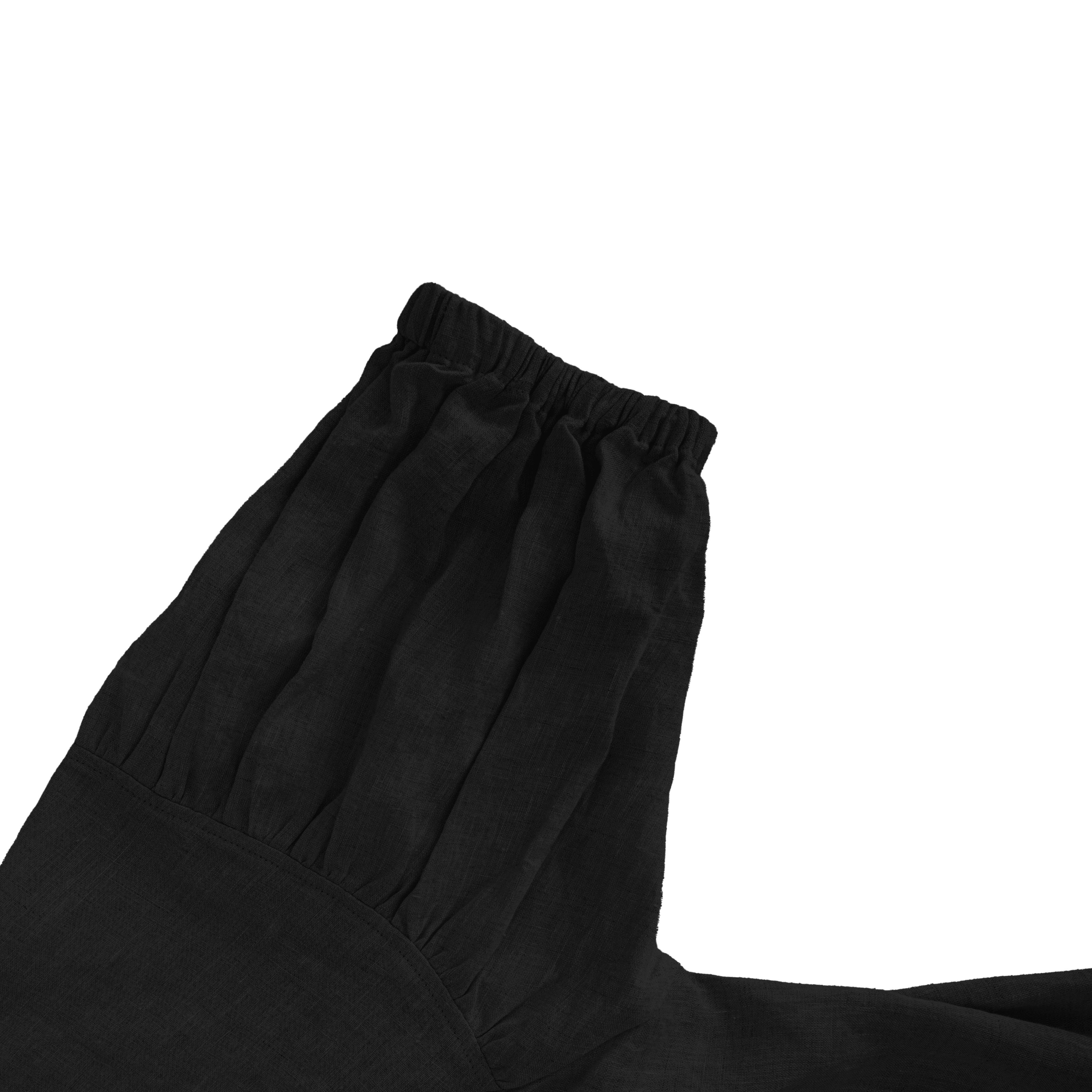 Puff Sleeves Linen Top