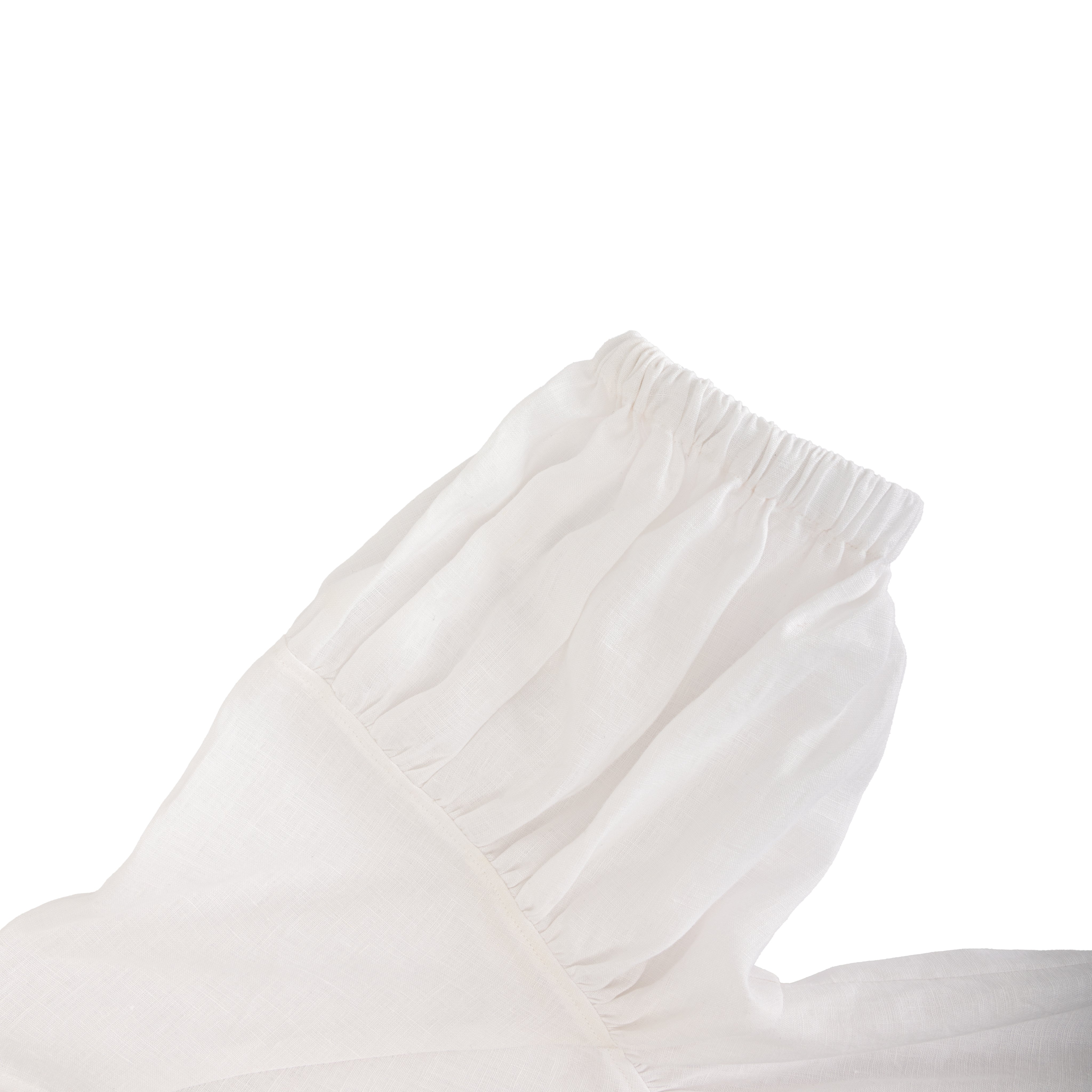 Puff Sleeves Linen Top