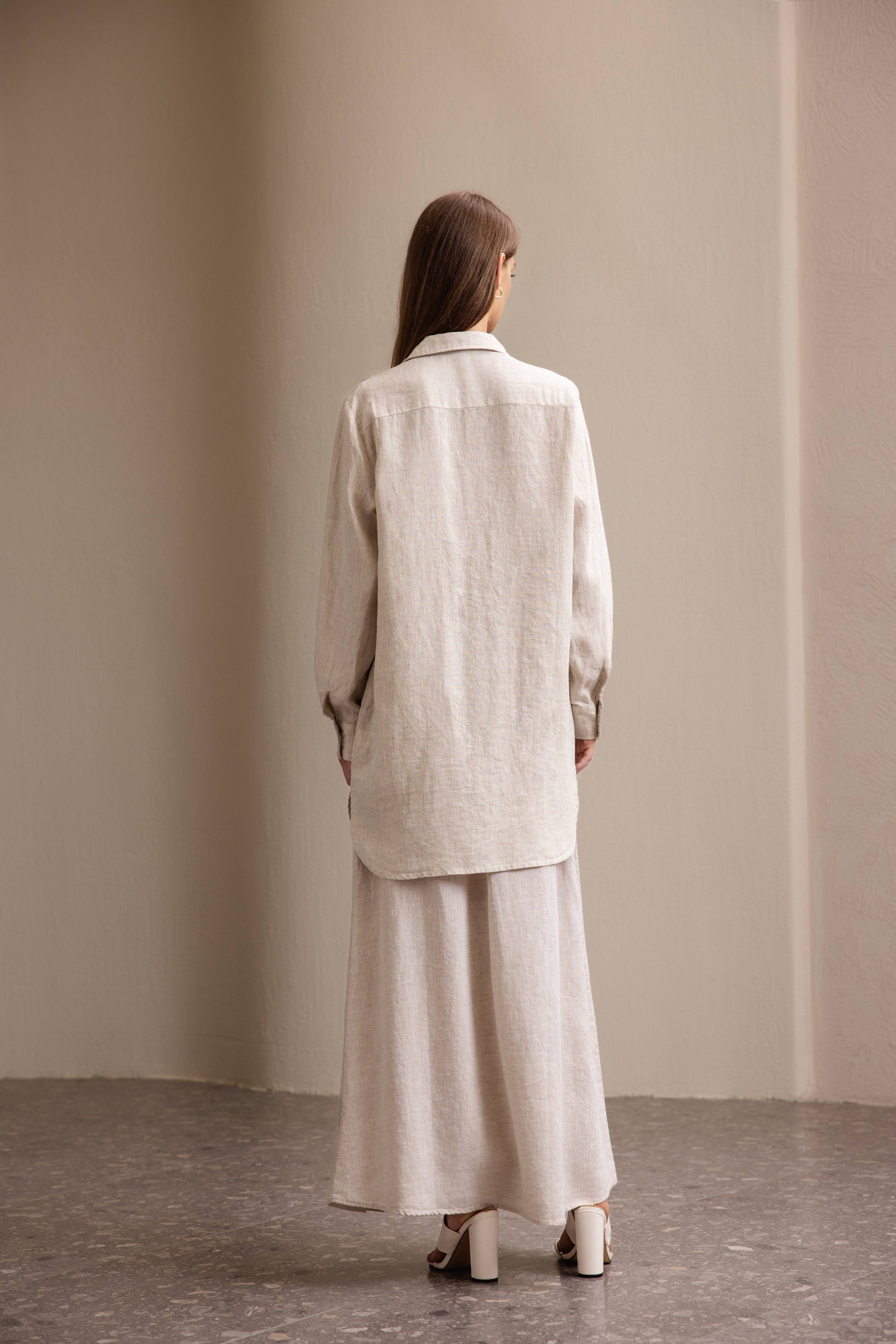 Linen Shirt Long