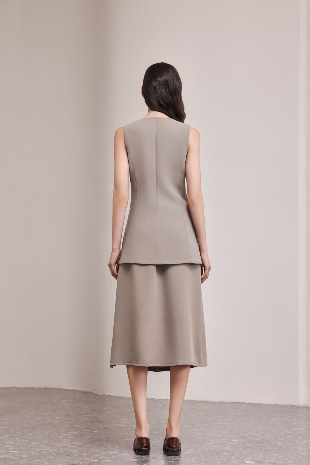 25114VL Office Lady Extra Long Vest