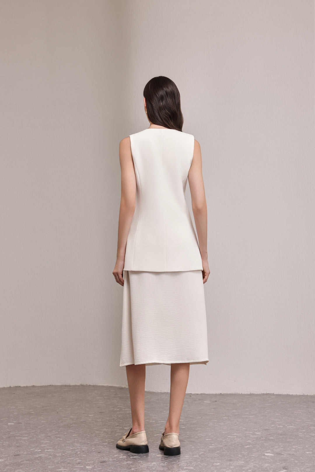 25114VL Office Lady Extra Long Vest