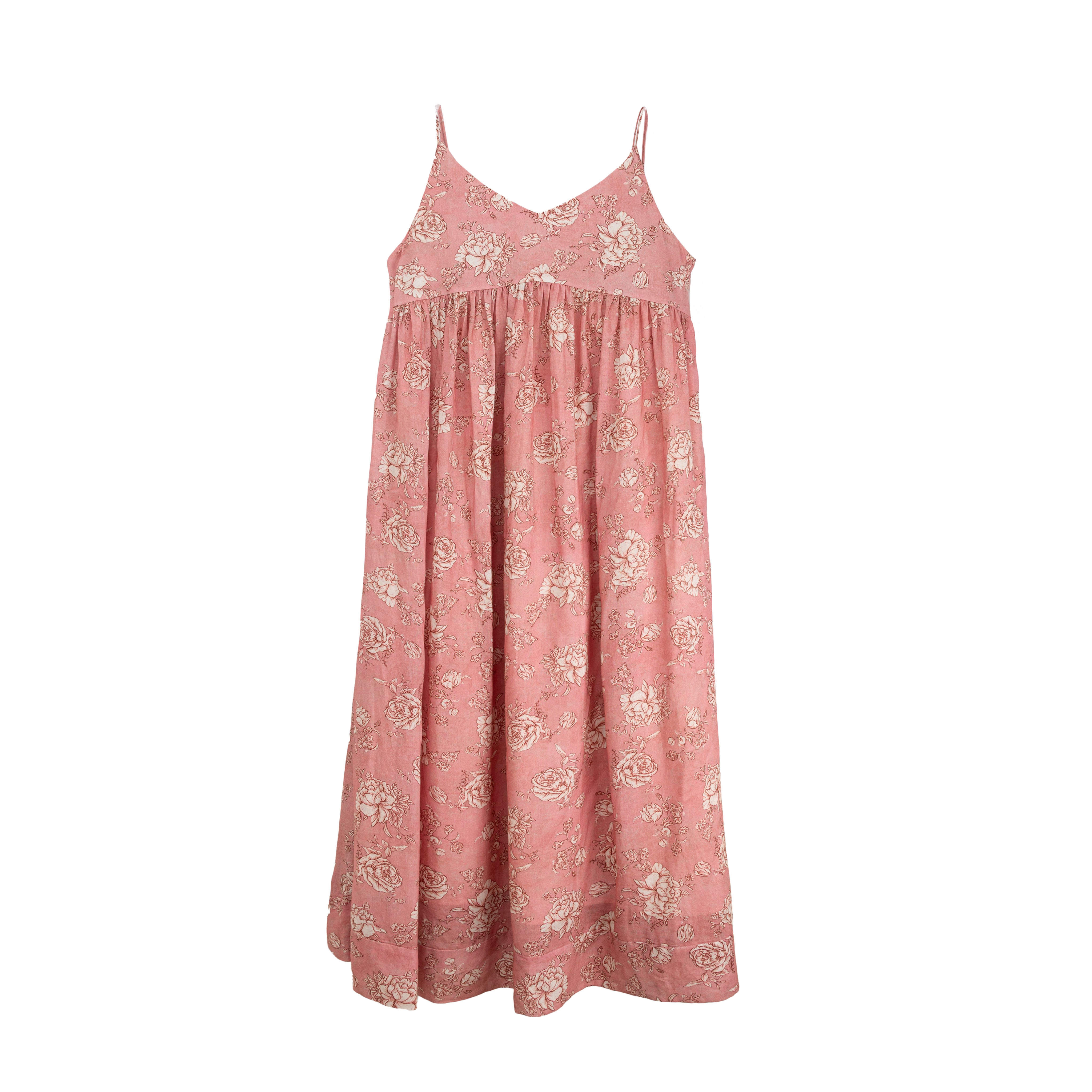 Floral Linen Dress