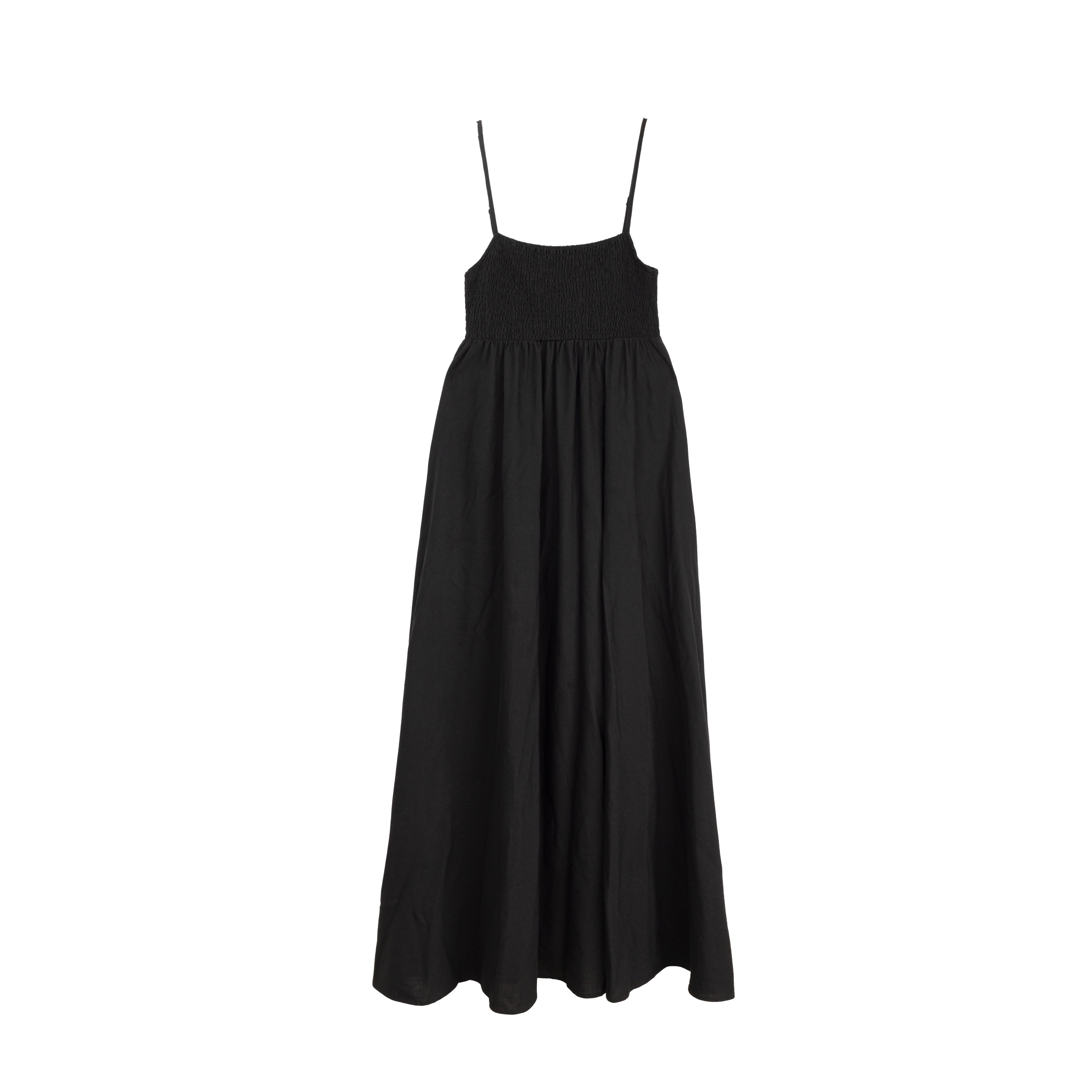 Black Linen Dress