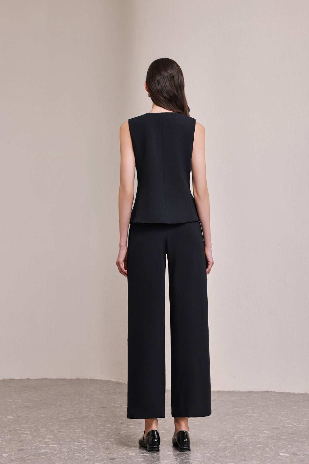 25203 Office Lady Pant With Elastic band