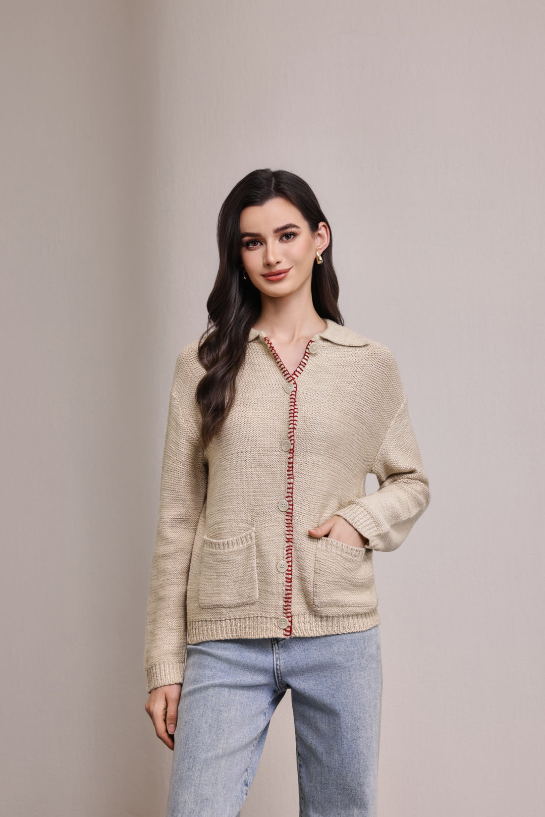 25223 Pocket Cardigan