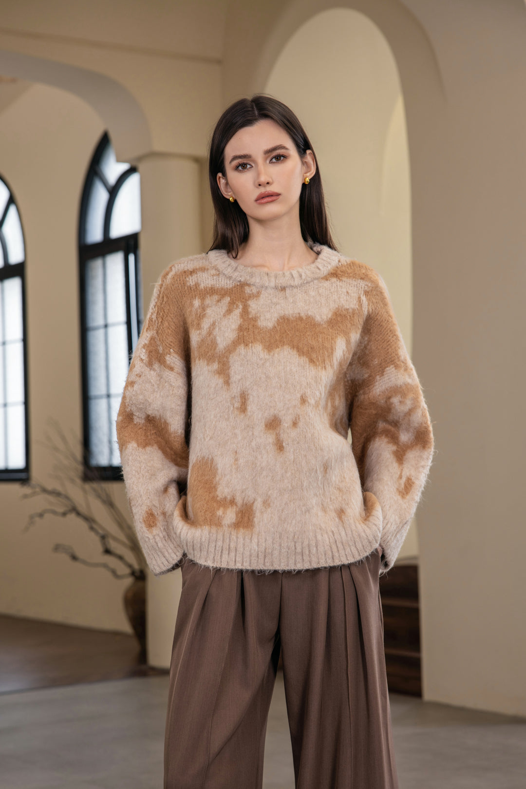 25224 Crewneck Oversized Sweater