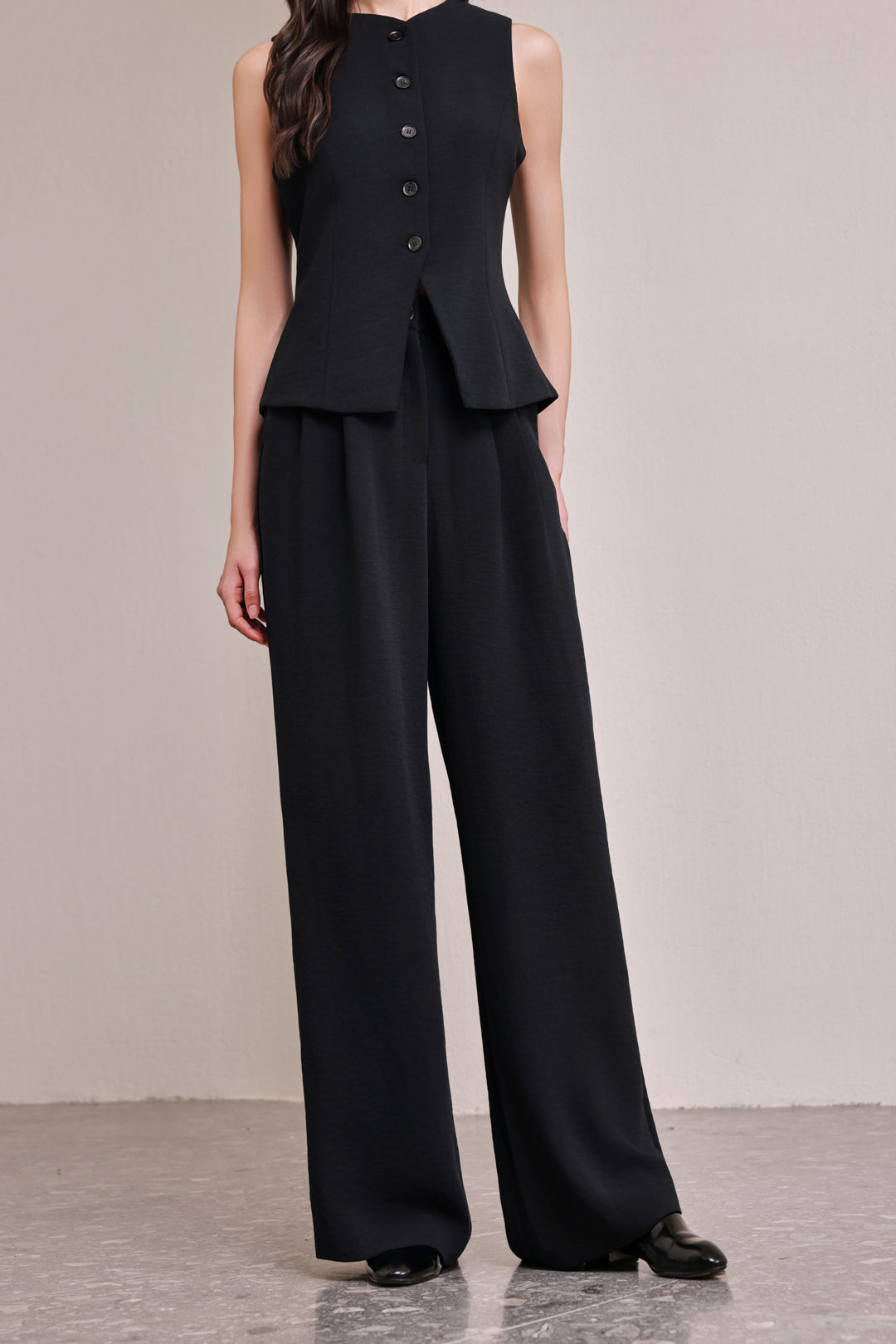 25117 Office Lady Pant With Button