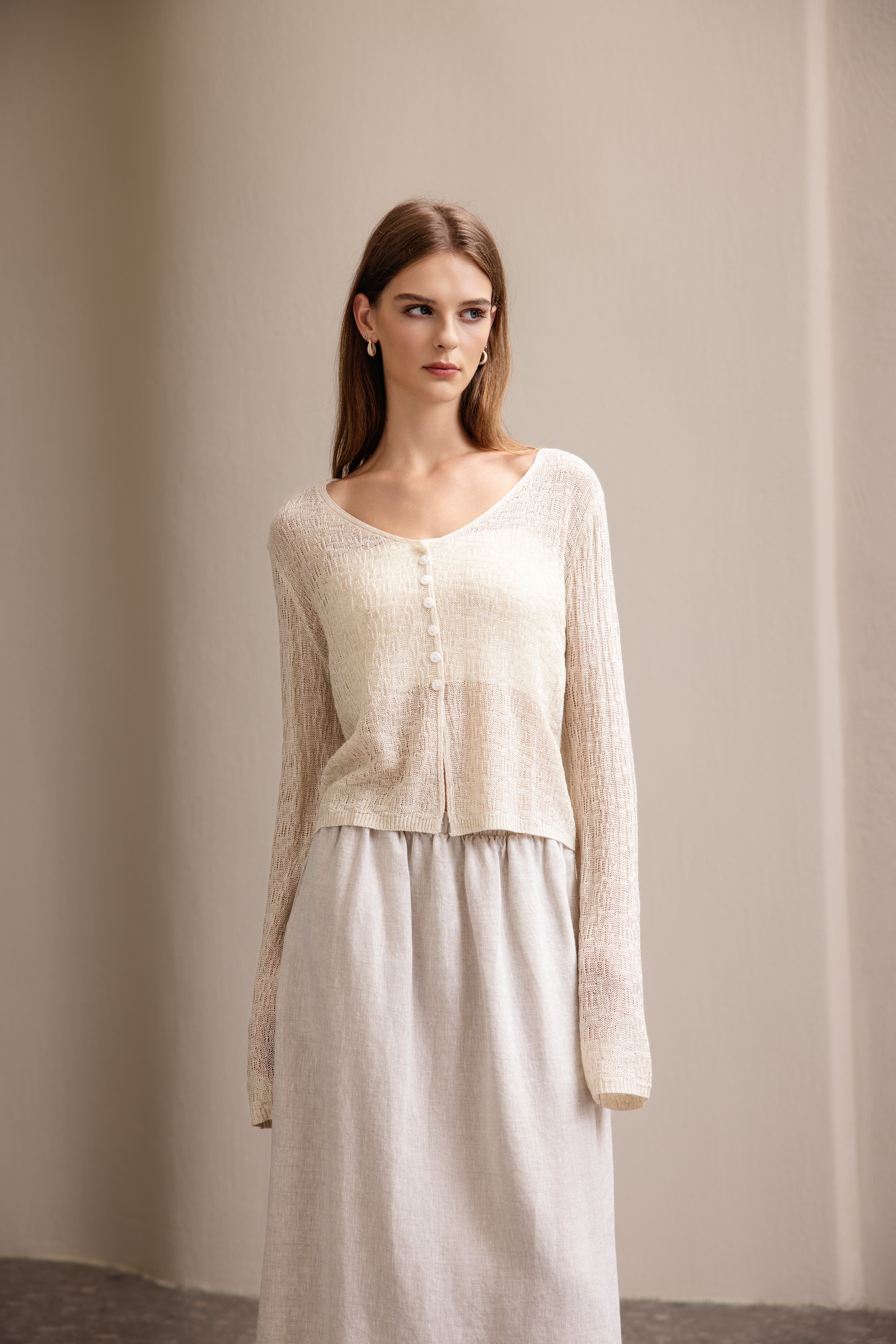 Linen Cardigan